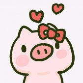 2019猪年情侣头像一对两张超可爱 卡通猪情侣头像一男一女