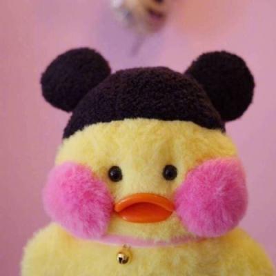 网红小黄鸭头像情侣一人一张 2020最火爆的小黄鸭情侣头像两张