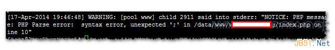 实现Nginx中使用PHP-FPM时记录PHP错误日志的配置方法