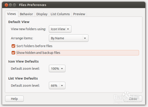 Ubuntu系统怎么设置在打开文件夹时默认显示隐藏文件？