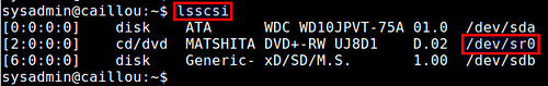 如何使用Linux命令行检测DVD刻录机的名字和读写速度