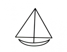 QQ画图红包帆船怎么画 qq画图红包帆船的画法