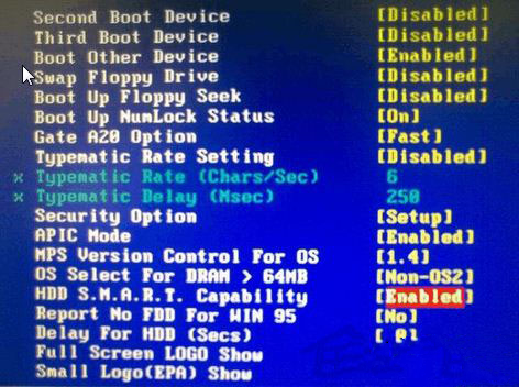 在BIOS中找到USB-HDD让电脑从U盘启动装系统