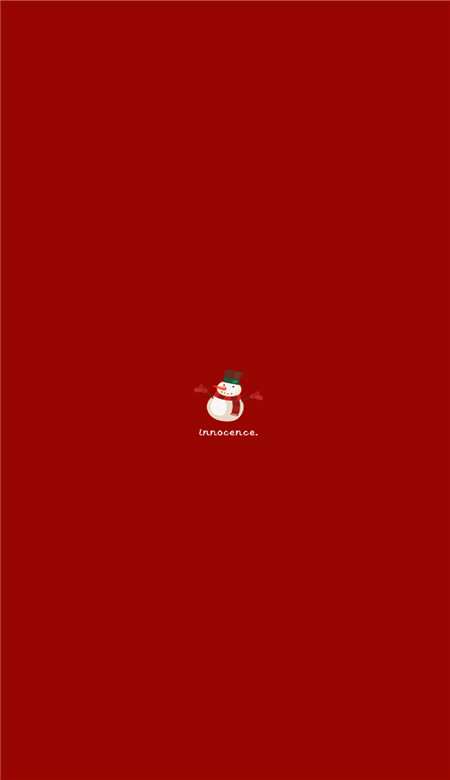 圣诞节手机壁纸红色图片 2019最新圣诞节壁纸简约可爱