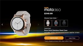 新款Moto 360智能手表开启预定，约合人民币2460元