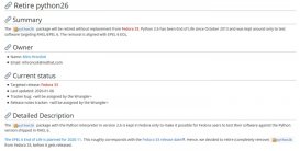 Fedora 33将最早完全结束对Python 2.6的支持