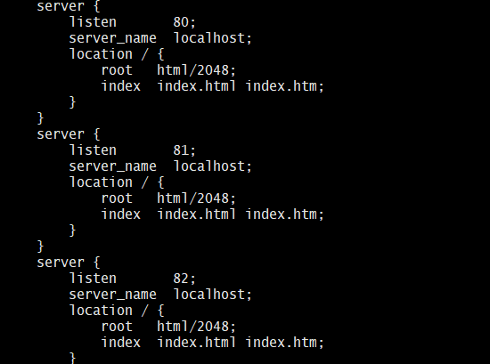 Nginx配置基于多域名、端口、IP的虚拟主机