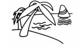qq画图红包海滩如何画 海滩的简单画法