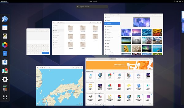 Linux 桌面 GNOME Shell 全新用户体验界面公布：改进网格启动器