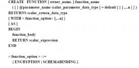 SQL Function 自定义函数详解