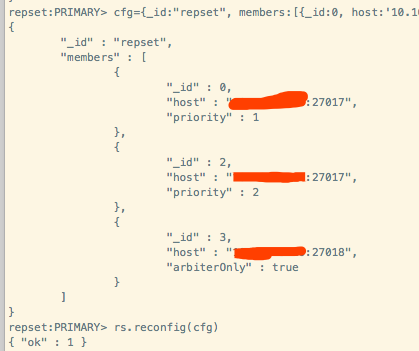MongoDB添加仲裁节点报错：replica set IDs do not match的解决方法