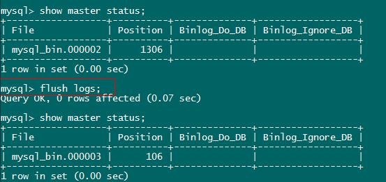 MySQL中Binary Log二进制日志文件的基本操作命令小结