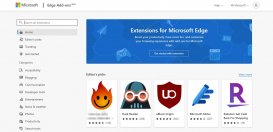 微软 Chromium 版 Edge 扩展网站正式上线：全新设计