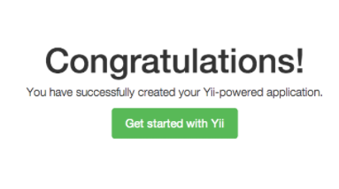 Yii框架安装简明教程