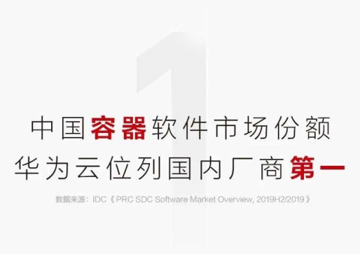 华为云宣布：容器软件市场厂商份额排名位居国内第一、全球第二