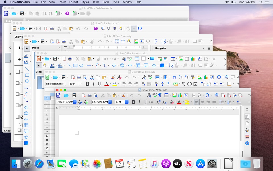 LibreOffice 7.0 RC1 发布