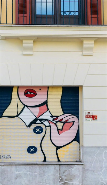 欧美街头涂鸦主题手机壁纸 复古个性欧美风壁纸图片