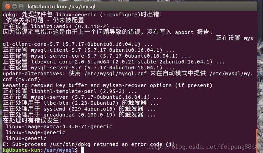 Ubuntu下mysql与mysql workbench安装教程