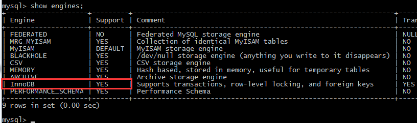 mysql执行sql文件报错Error: Unknown storage engine‘InnoDB’的解决方法