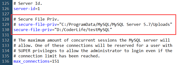 MySQL导出数据遇到secure-file-priv问题的解决方法