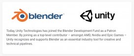 Unity 加入 Blender Development Fund 项目