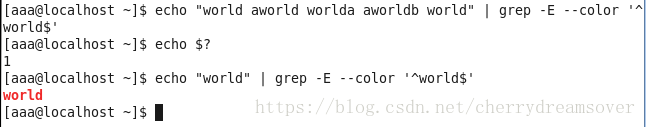 linux 正则表达式grep实例分析