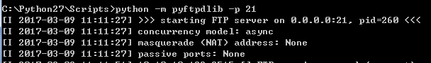 Python搭建HTTP服务器和FTP服务器