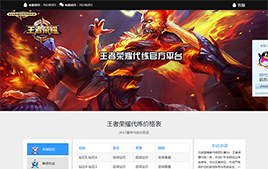 王者荣耀排位游戏代练接单网站HTML源码(带手机版)