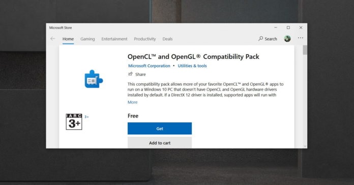 微软发布 Win10 OpenCL/OpenGL 兼容更新包：提升硬件加速性能