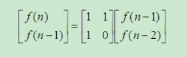 斐波那契数列 优化矩阵求法实例