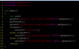 Linux系统中C语言编程创建函数fork()执行解析