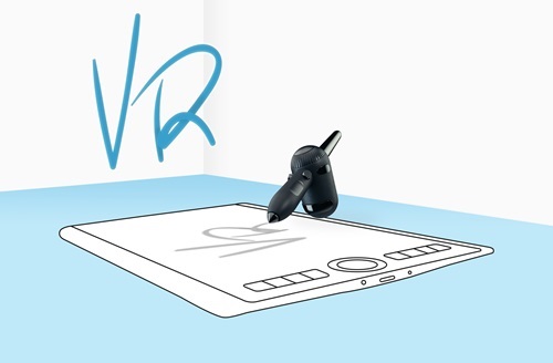 Wacom 发布 VR 3D 绘图笔：独立运行不需要额外追踪器