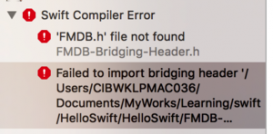 Swift 3中使用FMDB遇到的问题与解决方法