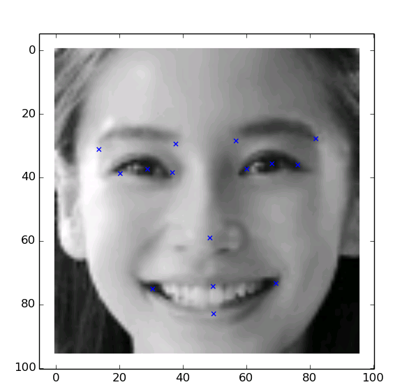Tensorflow实现卷积神经网络用于人脸关键点识别