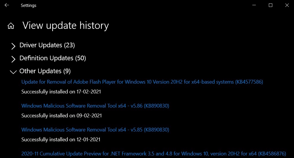 微软 Win10 更新 KB4577586 发布：永久删除 Adobe Flash Player，补丁无法卸载