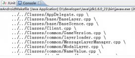 用于cocos2d-x引擎(ndk)中为android项目生成编译文件列表