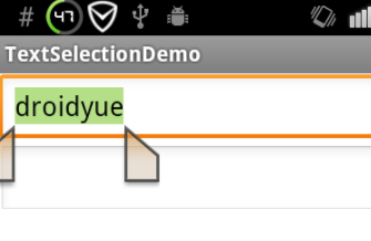 Android中EditText和AutoCompleteTextView设置文字选中颜色方法