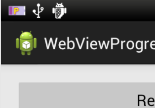 Android中实现Webview顶部带进度条的方法