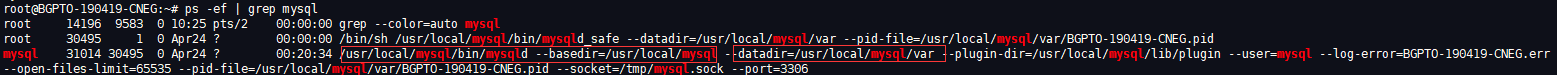 MySQL中查看数据库安装路径的方法