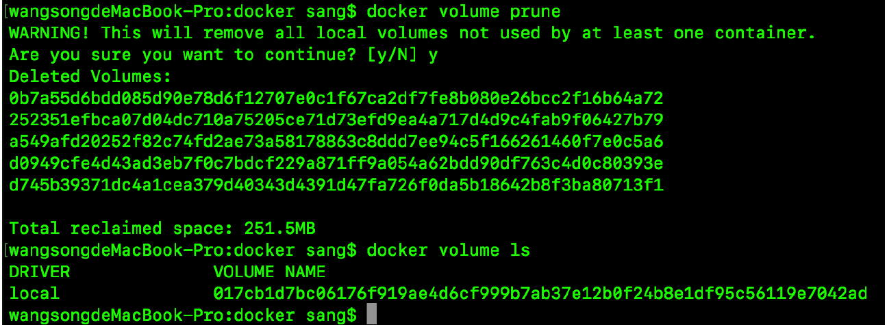 Docker数据卷常用操作代码实例