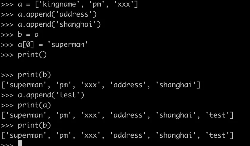 Golang 字符串切片与 Python 列表的不同
