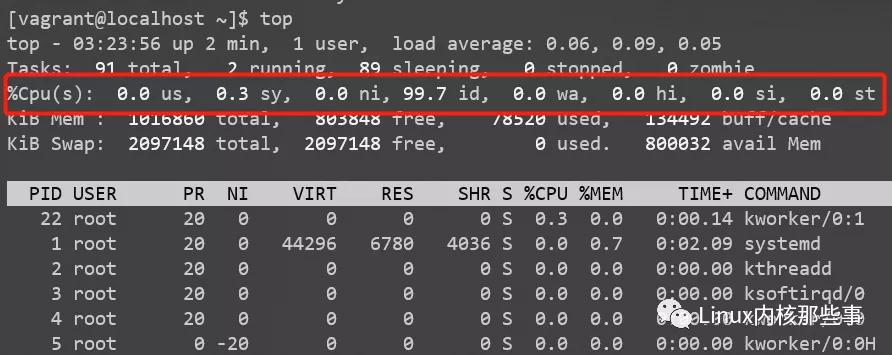 聊聊Linux系统Top 命令中的 CPU 使用率