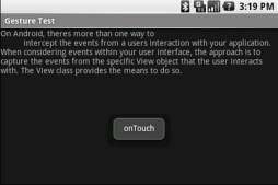 Android应用开发中触摸屏手势识别的实现方法解析
