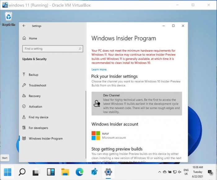 如何在不符合条件设备上接收首批Windows 11版本更新