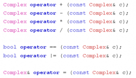 C++-操作符重载、并实现复数类详解