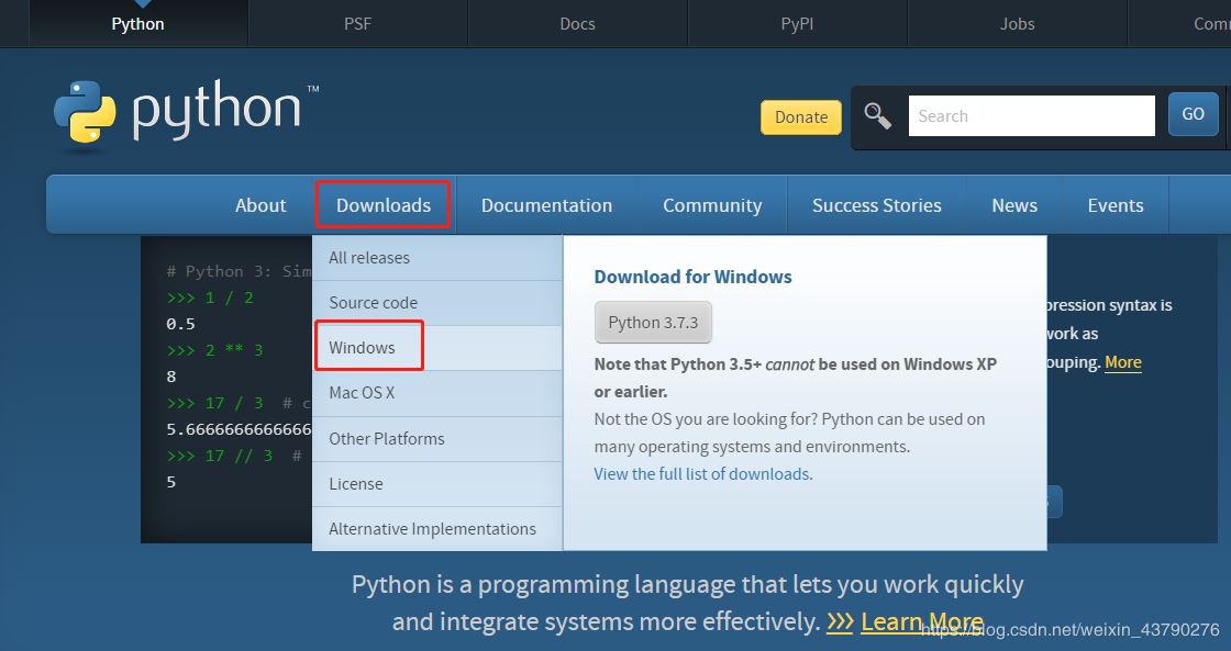 Win10下Python3.7.3安装教程图解