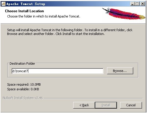 Windows下tomcat安装图文教程(安装版)