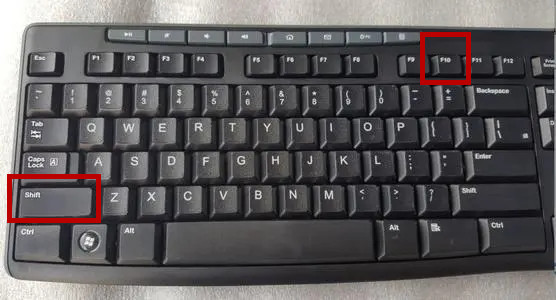 Win10鼠标失灵可以用键盘打开右键菜单栏吗？