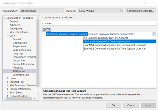 探索Visual C++下创建WPF项目的方法示例