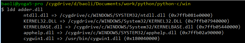 python3调用c语言代码的全过程记录